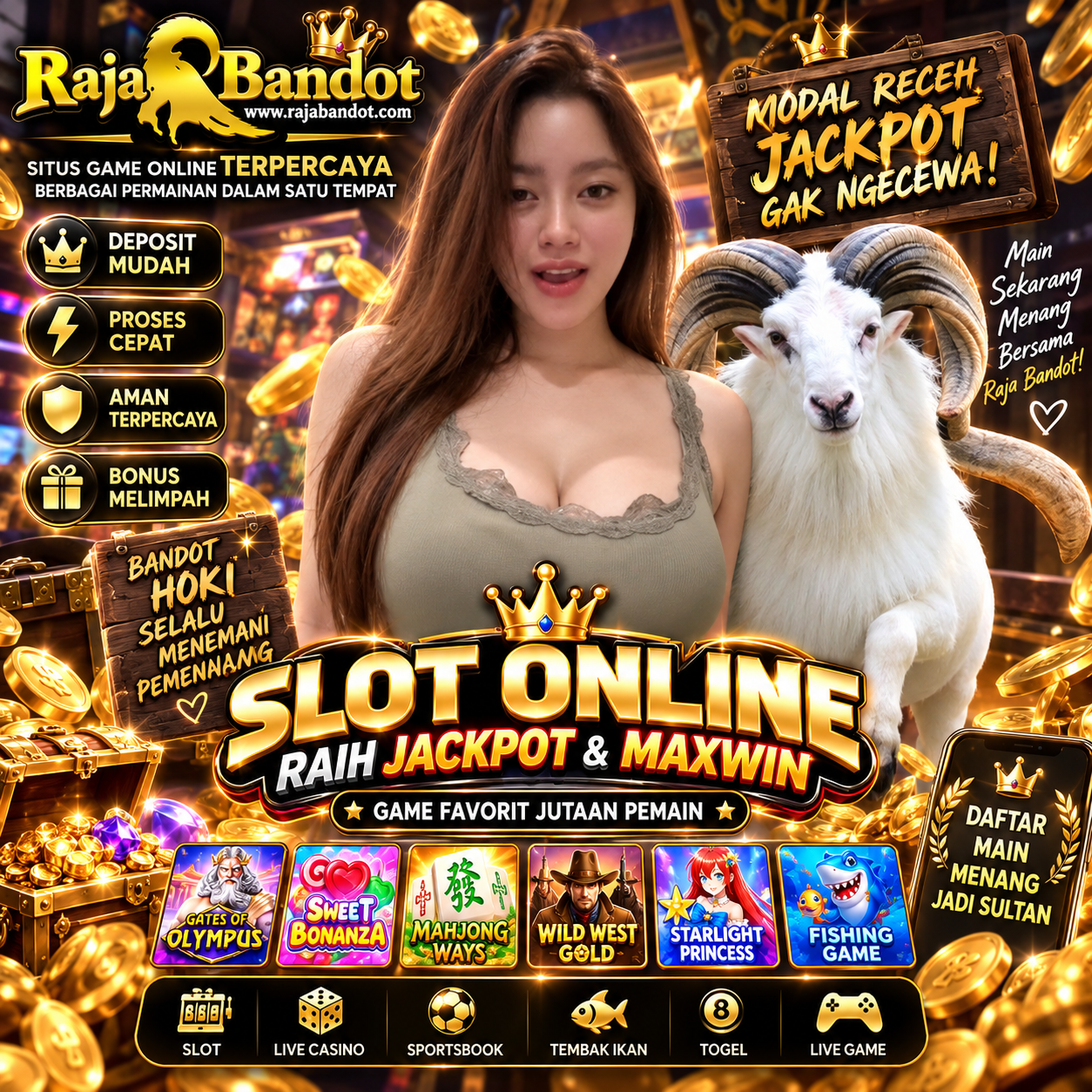 RAJABANDOT Popup Banner
